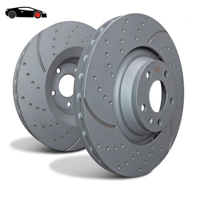 EBC D1367 Premium Smooth Discs (Pair) – Honda Civic 8th Gen / FR-V Front EBC GD1367 – Sportowe tarcze hamulcowe nacinane i nawiercane Honda Civic VIII / FR-V, oś przednia