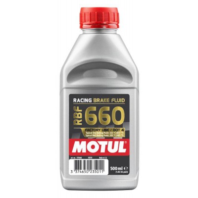 Motul RBF 660 – 325°C dry / 205°C wet – syntetyczny płyn hamulcowy DOT 4 Motul RBF 660 Factory Line DOT 4 – płyn hamulcowy do sportu i wyścigów